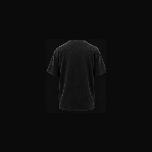4ever Diamond monogram T-shirt charcoal back view